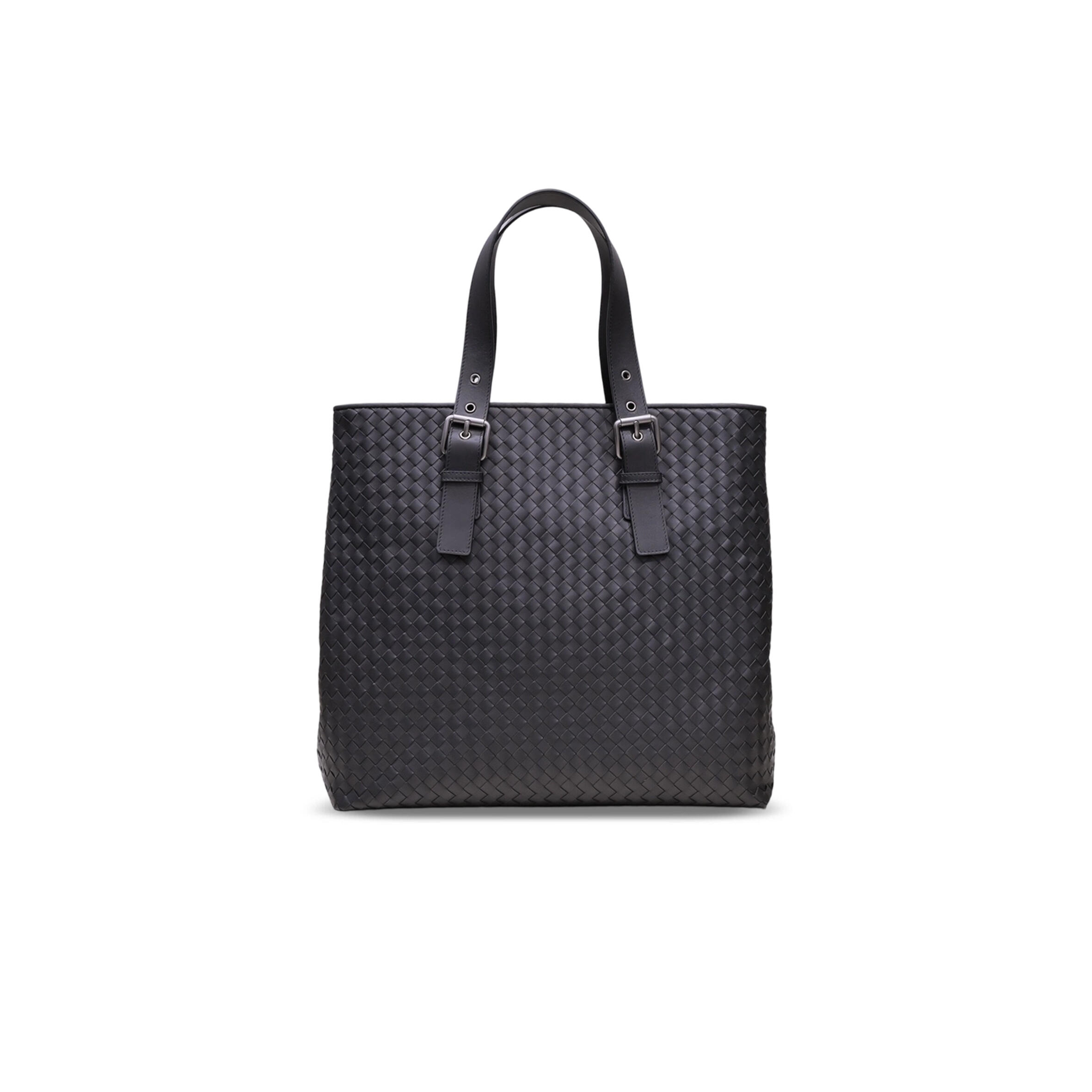 BOTTEGA VENETA INTRECCIATO MEN'S VERTICAL HANDLE BRIEFCASE (42*30*14cm)